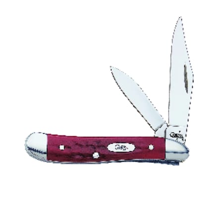 Case Case Peanut Red Stainless Steel 2.88 in. Pocket Knife 781